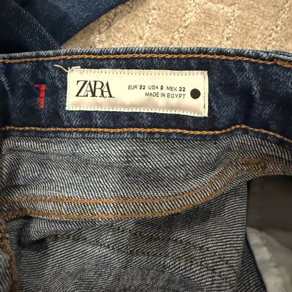Zara‎ Blue Straight Leg Jeans Classic Style - Picture 3 of 9